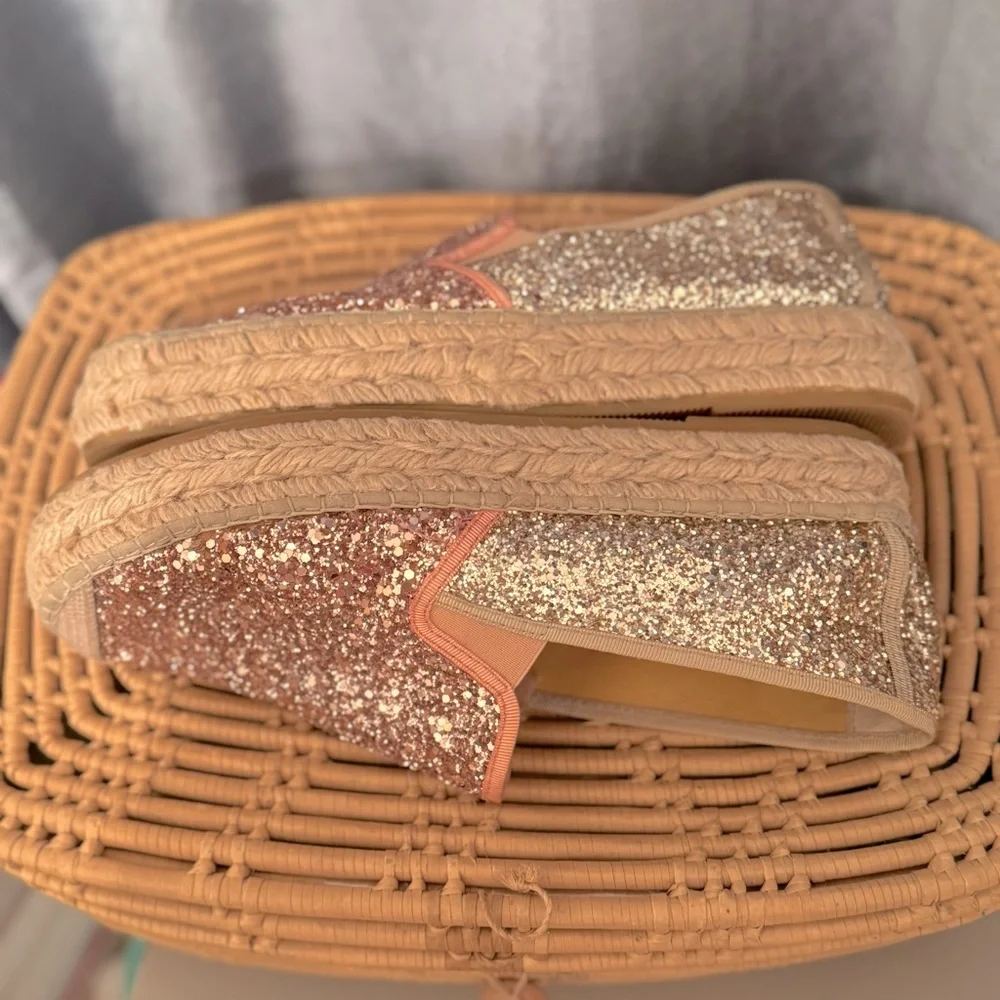 VIDORRETA  Glitter | Gold & Rosegold | Shoes Size 40